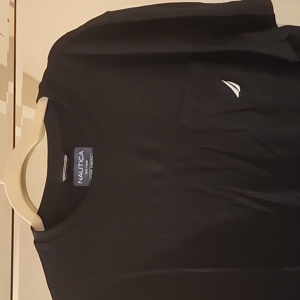 Nautica Black T-Shirt Mens XL